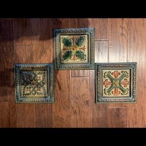 Floral Metal Wall Decor